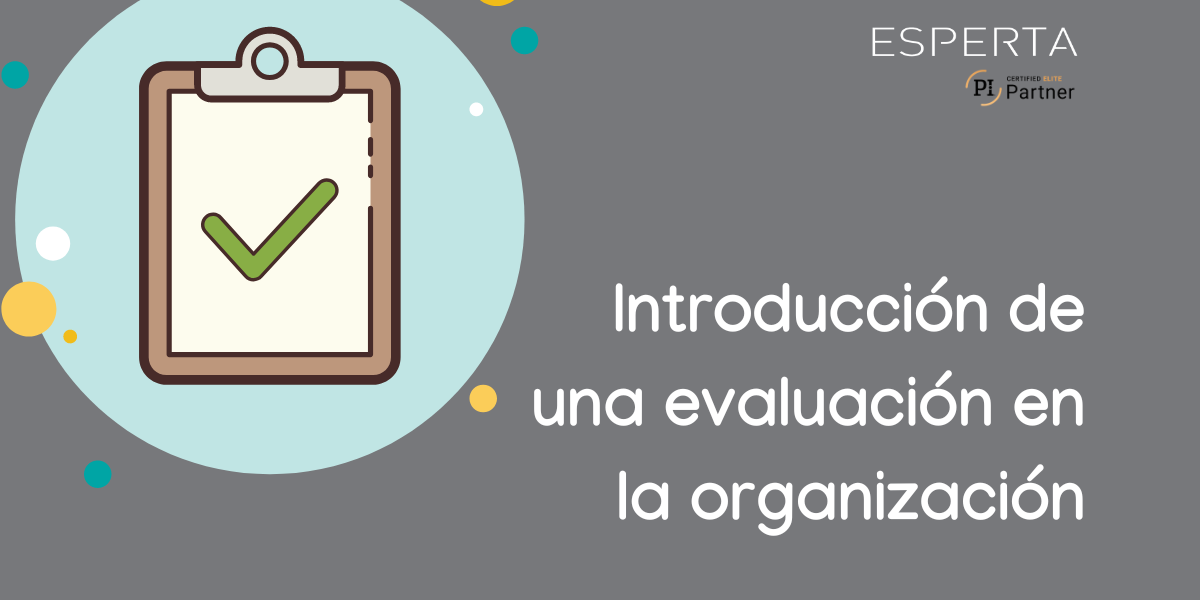 Introducir una evaluacion en la organizacion