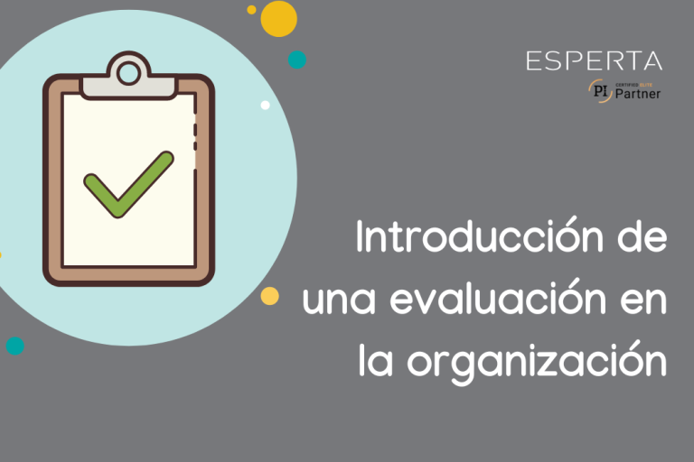 Introducir una evaluacion en la organizacion